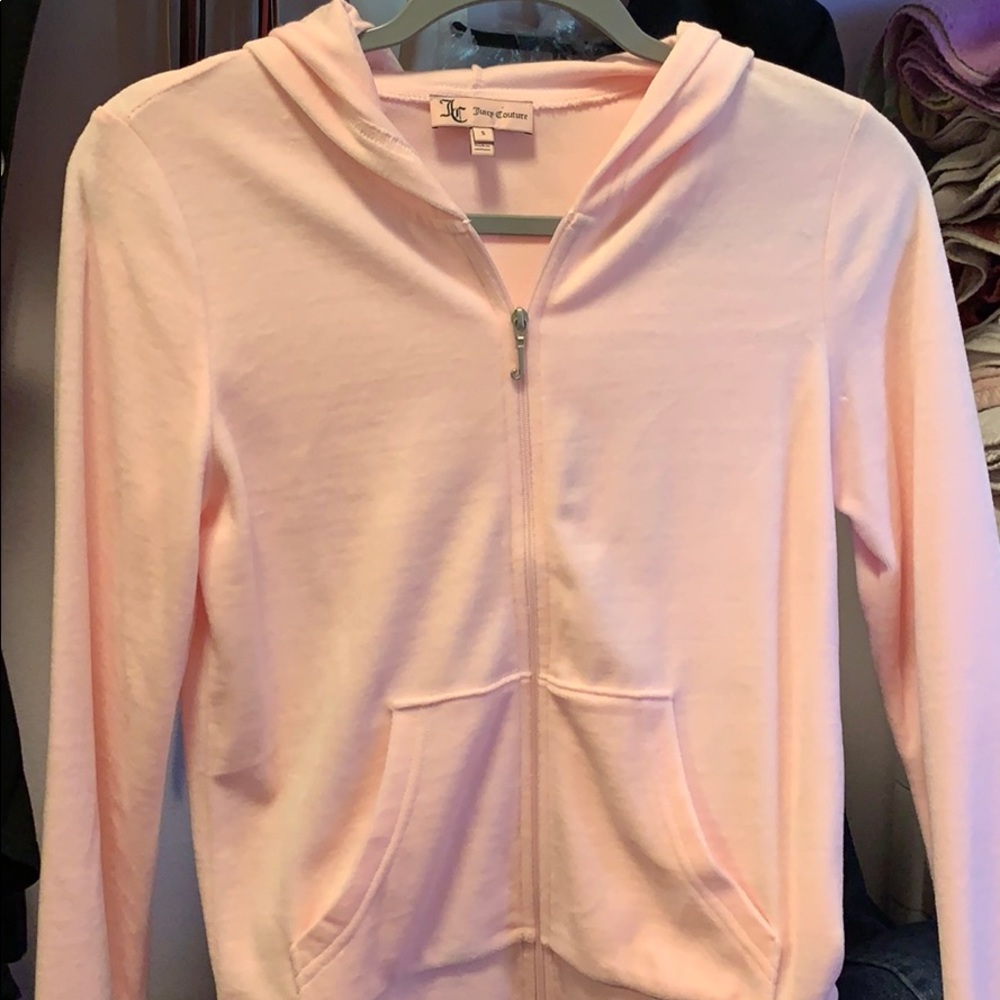 Light pink sweatsuit zip up JUICY CONTURE